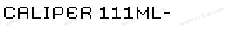 CALIPER 111ML字体转换